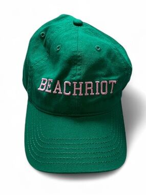 Beach Riot Green Baseball Cap with Logo Embroidery